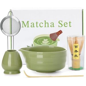 Green Matcha Tea Set
